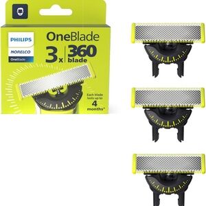 Philips Norelco OneBlade360 Blades,Genuine Replacement OneBlade Electric Shavers